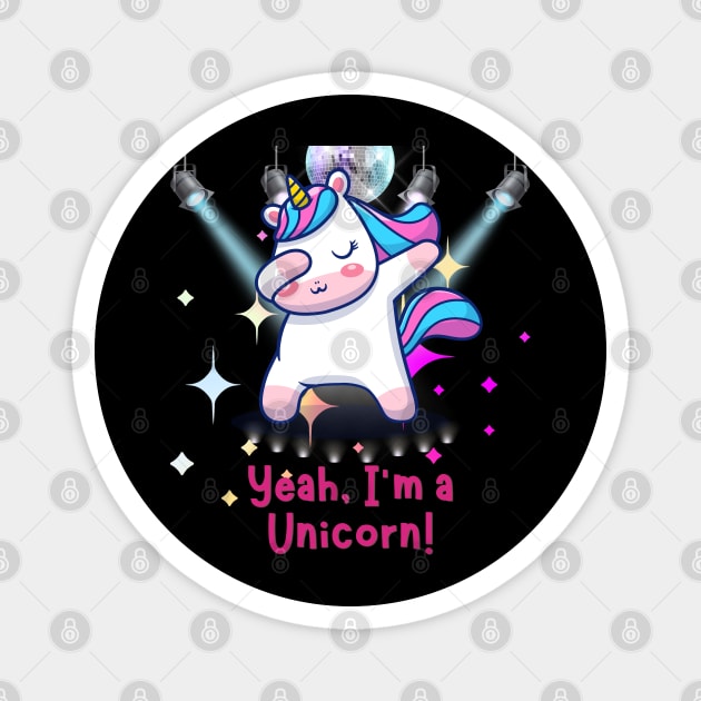 Unicorn Dab Magnet by WarFX Designs